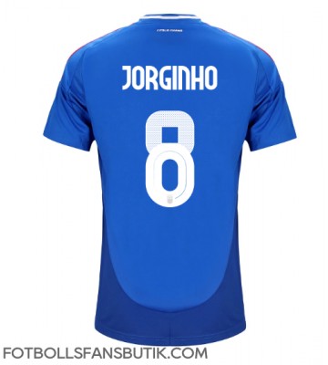 Italien Jorginho Frello #8 Replika Hemmatröja EM 2024 Kortärmad